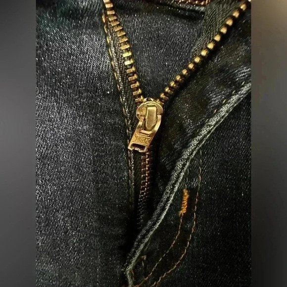 Free People Jeans Womens 26 Blue Skinny Ankle Distressed Chewed Hem Frayed Denim - Picture 7 of 7